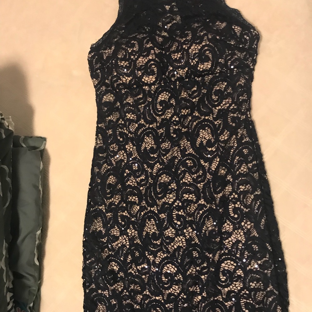 Beautiful dark blue dress
